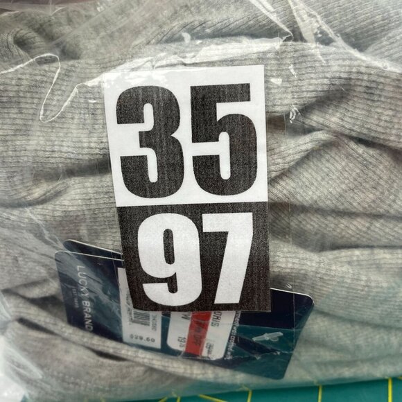 Lucky Brand womens Gray Tank Top XXL Cotton Blend Sleeveless Casual NWT 3597 - Picture 9 of 9